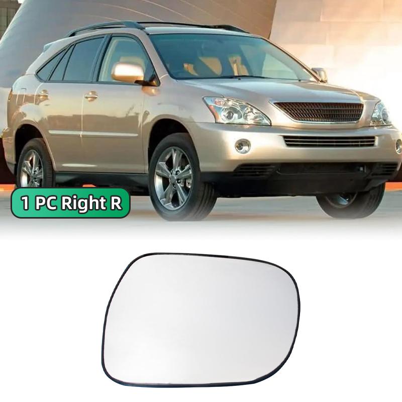 Left/Right Car Rearview Mirror Glass Heated Replace 87901-4806 87901-48040 for Lexus RX300 RX330 RX350 RX400h 2003-2008