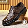 Простые кожаные оксфордские туфли, повседневная обувь из мягкой кожи, новая модная мужская обувь для торжественных случаев, деловая обувь с узором из крокодиловой кожи