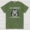 Tell Schrodinger Im Alive Science Humor Black Cat Funny Cotton Summer Casual Cool Loose T-Shirt