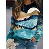 New Natural Scenery Painting Floral 3D Printed Women Hoodies Streetwear Sweatshirts Oversized Pullover Tracksuits Girls Clothing