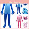 Детский комбинезон с мультяшным принтом из молочного шелка для косплея для мальчиков и девочек, европейский и американский стиль, весна/осень, возраст 3-8 лет, рост 100-150 см