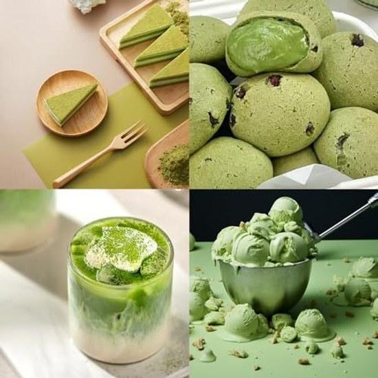 Chasen 100-Bon Stand Tea Ceremony Tools 4-Piece Set Matcha Powder Whisk Preparation Holder Chashaku Scoop