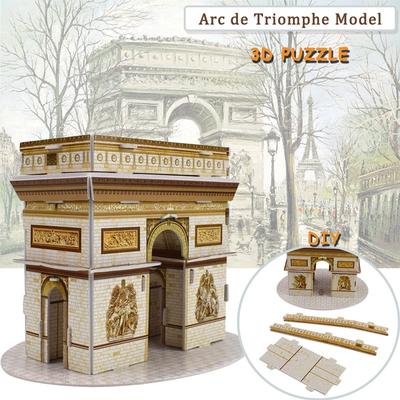 Триумфальная арка DIY Foam 3D Puzzles Достопримечательности Строительство Handmade Сборка Модель Наборы Игрушки для детей