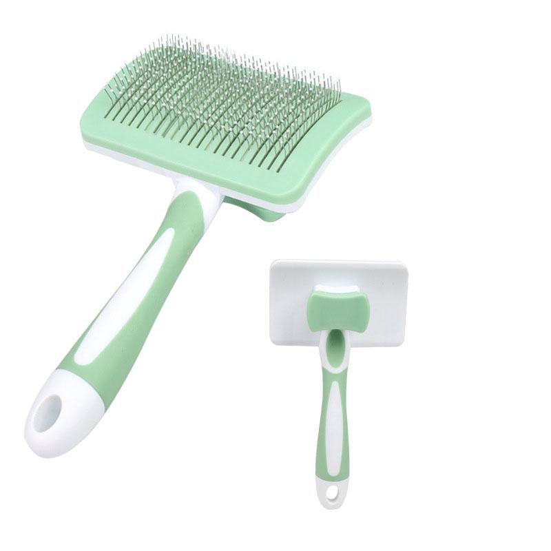 Pet Hair Shedding Comb Dog Cat Brush Grooming Long Hair Indoor Cats Brush Hair Remover Cleaning Beauty Slicker Pet Supplies