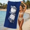 Beach Towel with BIRMINGHAM CITY LOGO Pattern - soft,absorbent,machine washable Lightweight&Modern,swimming,Travel Essentials