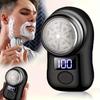 Rechargeable Shaver with LED Power Display - Heat-resistant Design, Essential Fitness Bag for Summer Travel, Boys, Fathers, and Sons, Holiday Gift