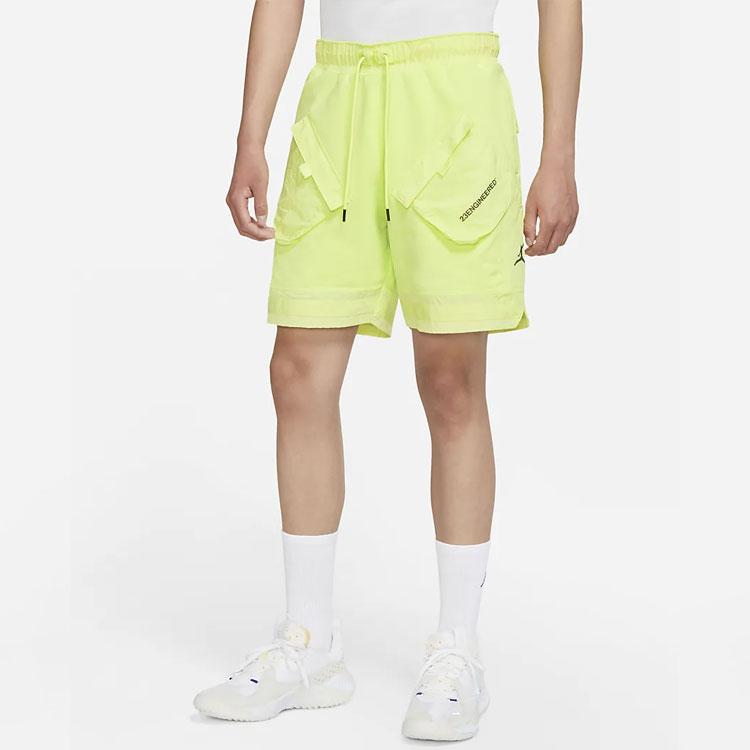 Jordan Sport Casual Breathable Utility Shorts Men Bottoms Light-Lemon-Yellow DA7203-745