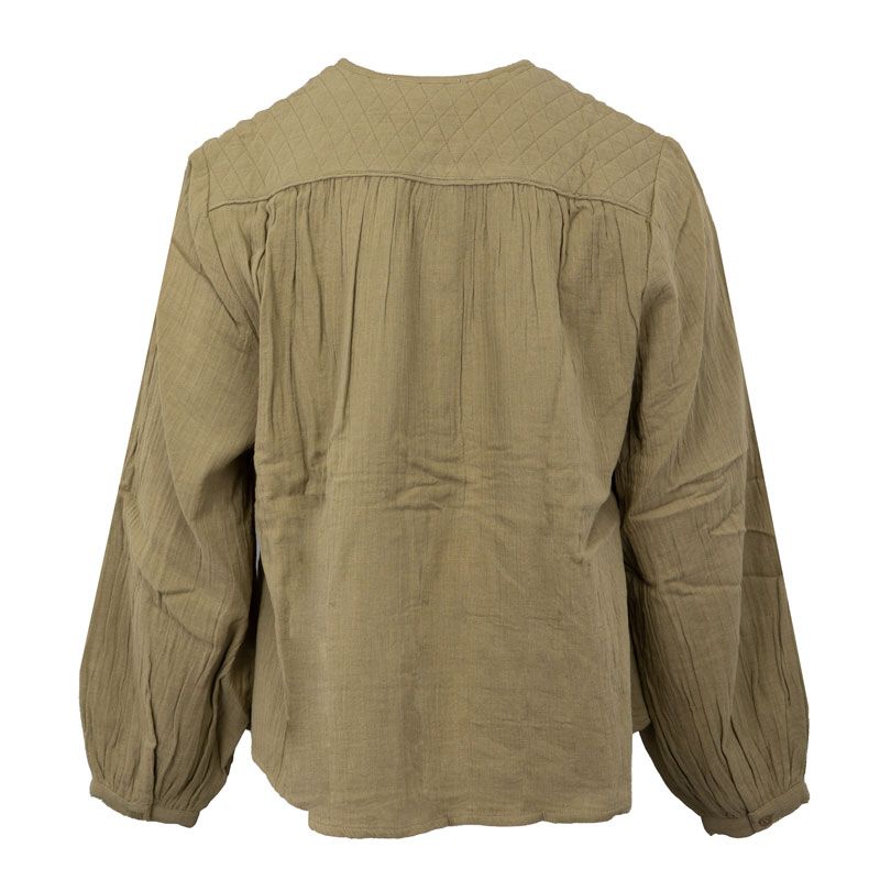 Женская легкая блузка цвета хаки Berlia LA PETITE ETOILE