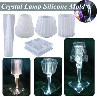 3 типа силиконовая форма для настольной лампы, форма для клея «сделай сам», ромбовидная маленькая настольная лампа, держатель для ручек, форма для хранения
