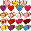 Fashion Love Patch Sticker Computer Embroidery Label Sweet Love Embroidery Cloth Sticker Lanyard Love Clothes Decoration