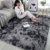 Plush Soft Sheepskin Bedroom Carpet Imitation Wool Pad Long Hair Bedside Mat Sofa Cushion Grey Rugs White Living Room Fur Carpet 
