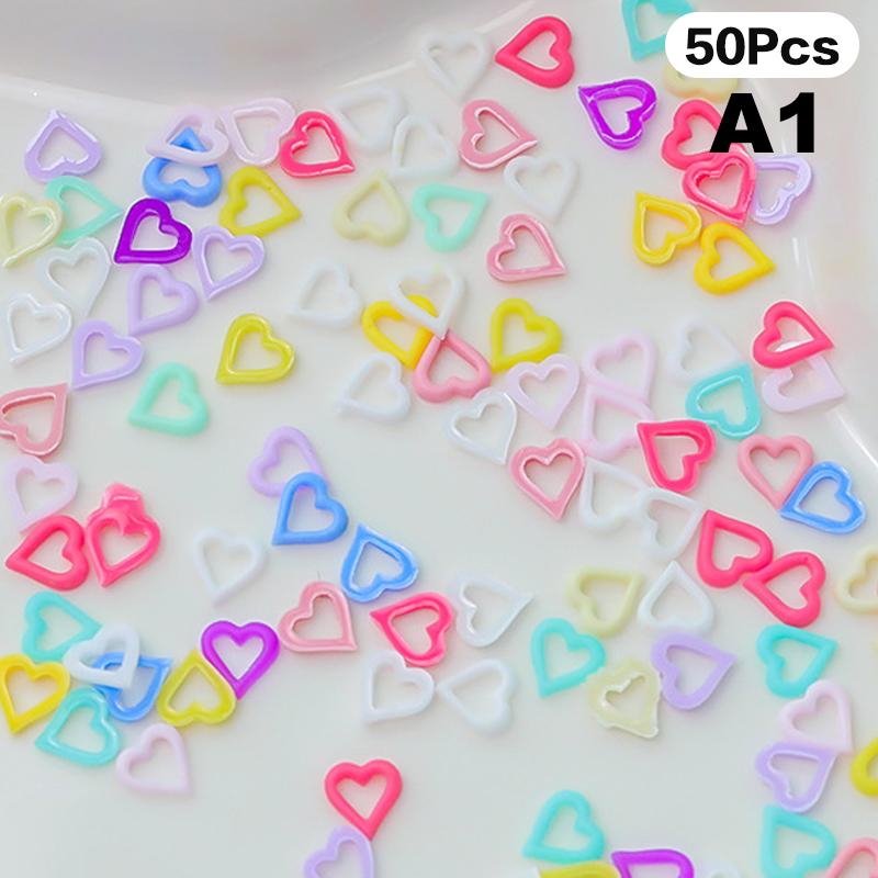 Смешанные звезды, персиковые, в форме сердца, цветные украшения для ногтей, симпатичные смоляные стереоскопические аксессуары для ногтей, роспись ногтей, маникюрный салон своими руками