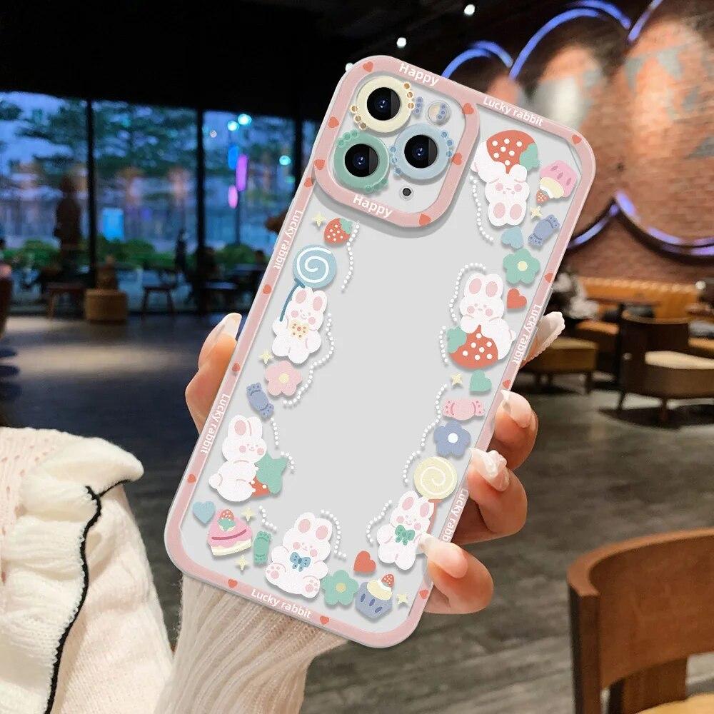 Чехол для телефона с цветком для iPhone 14 Pro Max, чехол для iPhone 11 13 12 Pro Max XS Max XR 8 14 Plus SE 13, защитный чехол для мини-камеры