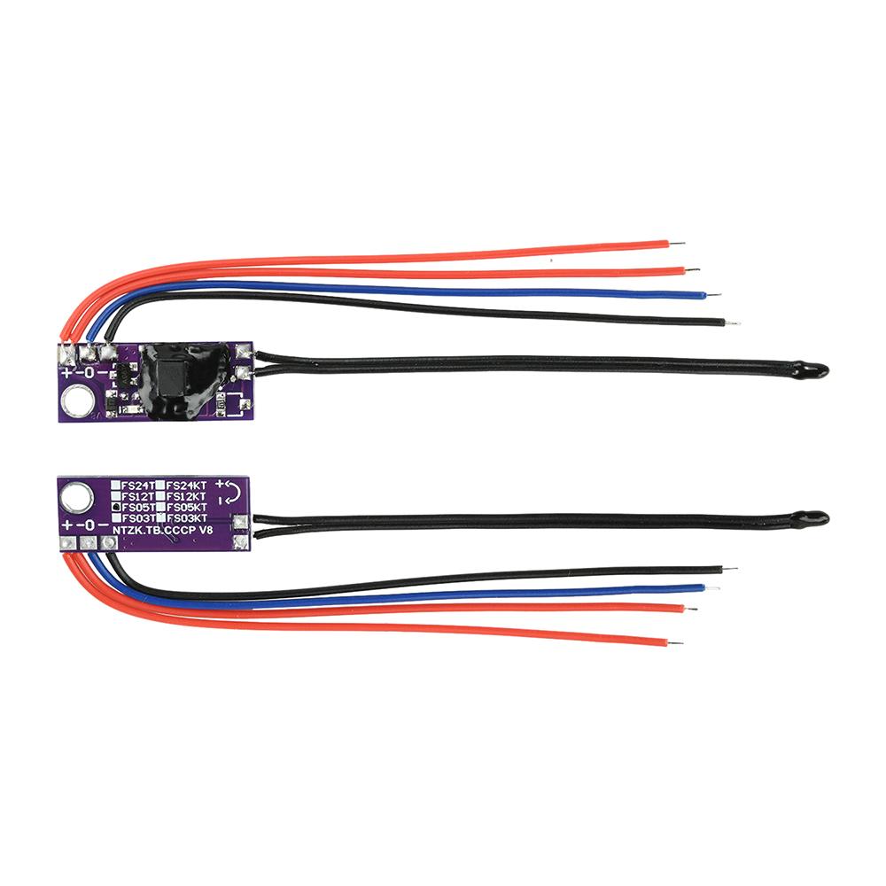 DC 5V 12V Speed Controller Fan Speed Governor 2 Wire 3 Wire Computer Temperature Control Switch for PC CPU Cooler Fan