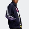 adidas Оригинальная повседневная спортивная куртка с воротником-стойкой в ​​виде трилистника, мужская верхняя одежда, темно-синяя FM1524