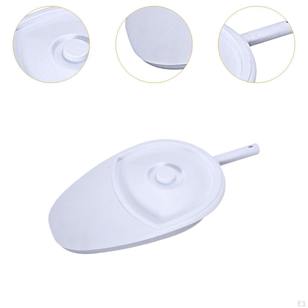 Пожилое Подкладное судно Контейнер для мочи с ручкой Устойчивый Многоразовый Гладкий Легко моющийся Практичный Туалет