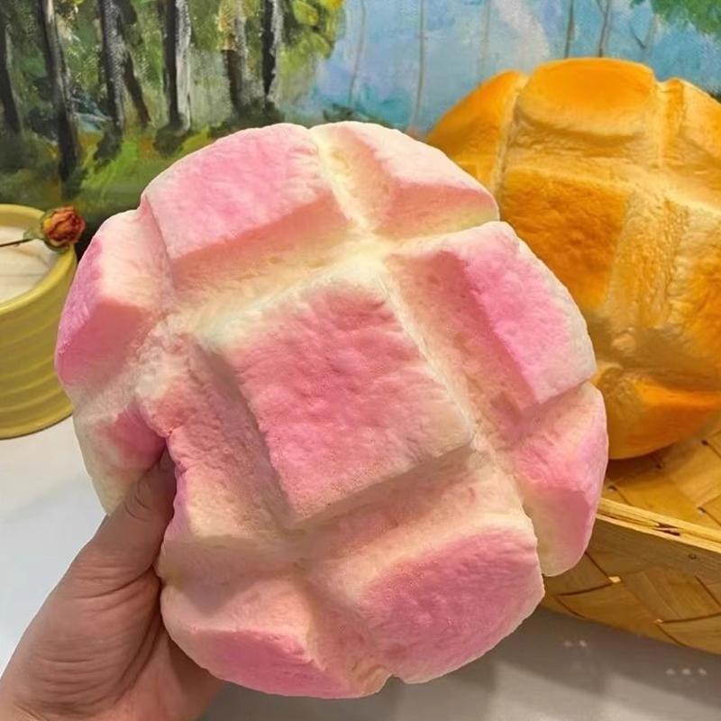 Large Squishable Pineapple Bun Stress Relief Toy for Kids Adults Fun and Soothing to Touch