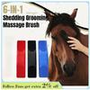 Horse Groomings Brush Handle Horse Shedding Brush Groomings Care Clean Tools Painlessly Remove Of Loose Hair Furs Dirt Supplies
