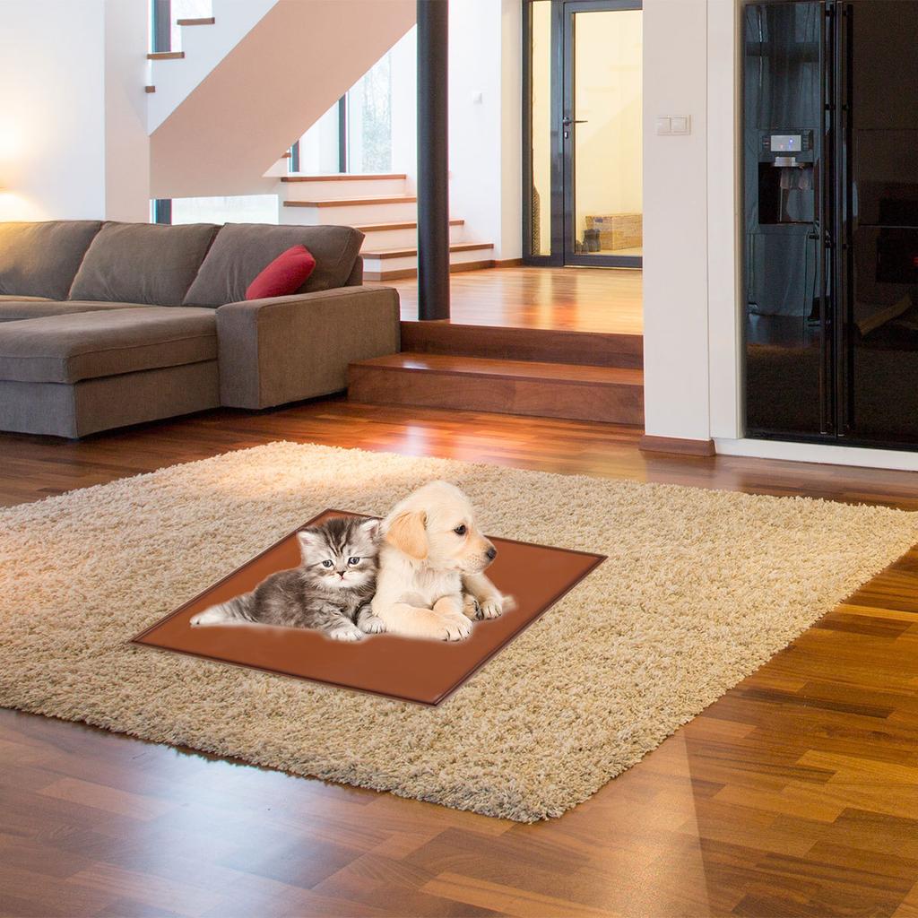 Силиконовый коврик для кормления питомцев, водонепроницаемый, антипригарный, подставка под миску для собаки/кошки, с приподнятым краем, легкий коврик для кормления питомцев