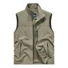 Men Spring Vest Outdoor Men's Sleeveless Waistcoat Multiple Pockets Plus Size Male Fishing Vest Outwear