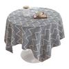Wave Three-Dimensional Jacquard Cotton And Linen Coffee Table Tablecloth Small Fresh Thickened Simple Dining Table Tablecloth