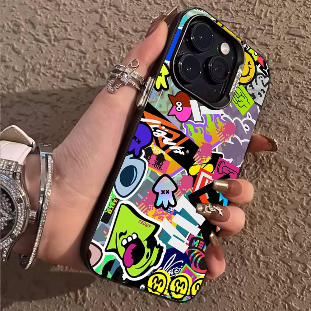 Игровой чехол для телефона S-Splatoon для iPhone 17,16,15,14,13,12,11,Pro,X,Xs,Max,Plus Ударопрочный чехол