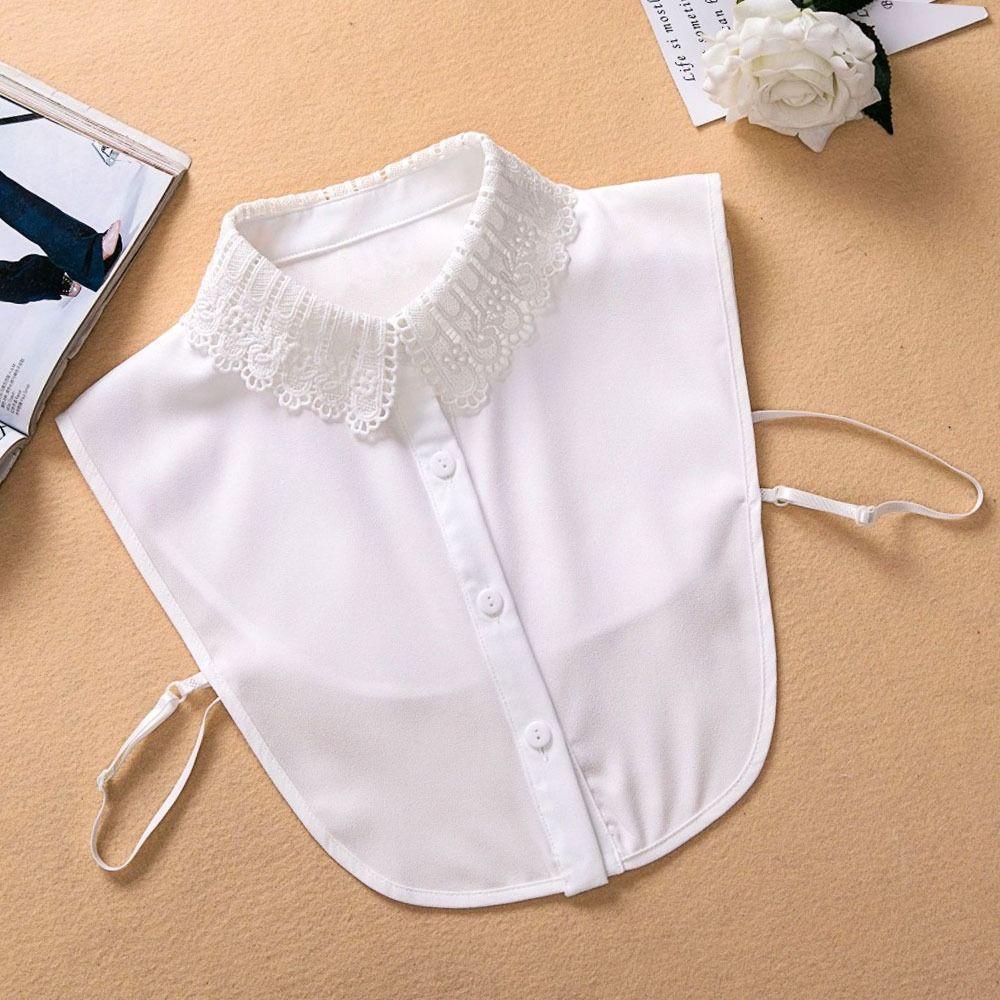 New Fashion Lace Doll Fake Collar Ladies Shawl Wrap Removable Detachable Lace False Collar Clothes Accessory