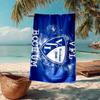 1PC Bochum Crest Beach Towel - Soft,  Absorbent Microfiber, Lightweight, Ideal for The Beach, Parties, Travel, Camping fan gifts