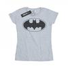 Womens/Ladies Batman One Colour Logo Cotton T-Shirt