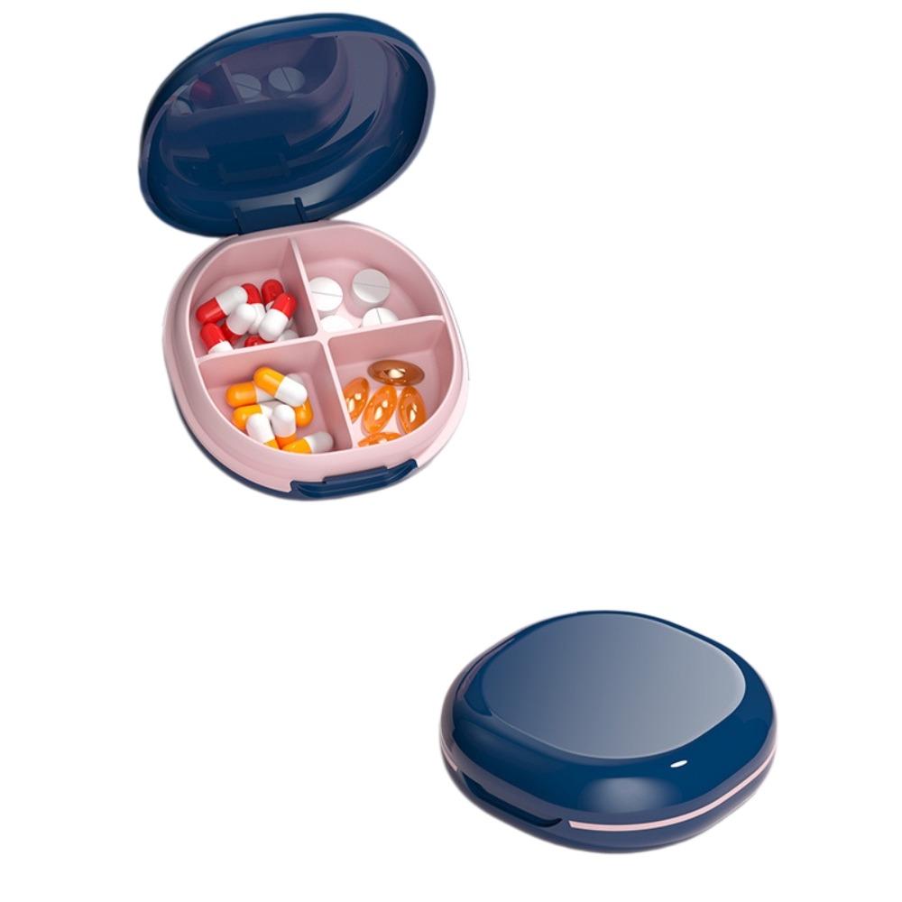 3 Grid Pill Box 4 Grid Granule Storage Box Waterproof Pills Organizer Travel