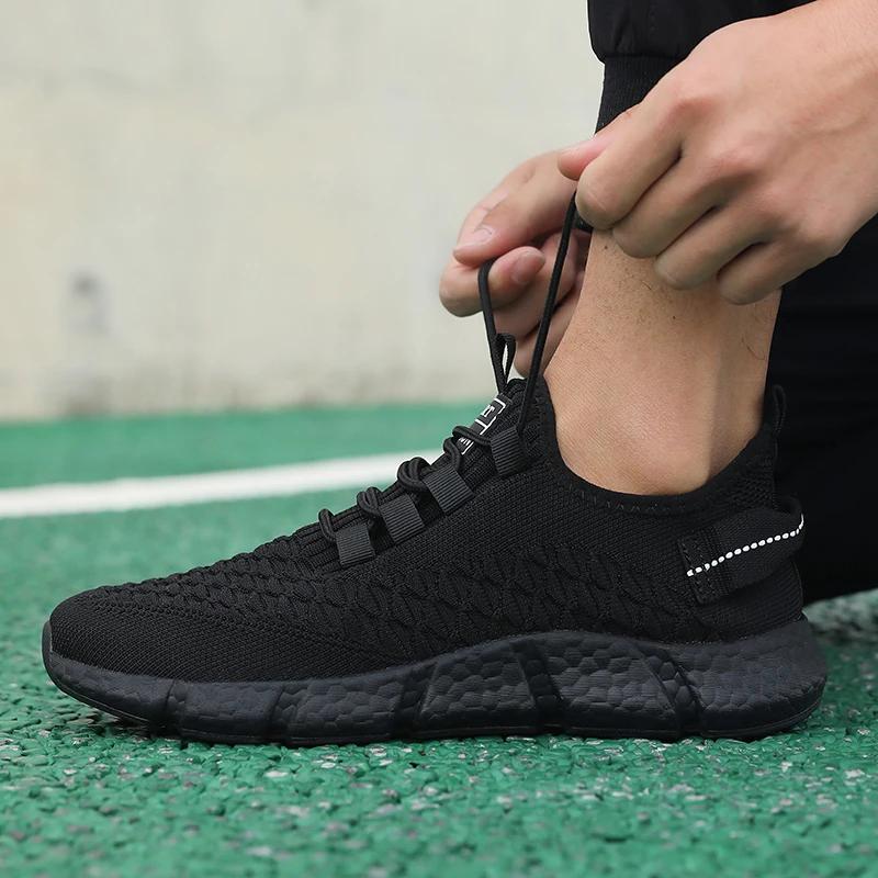 Promotion Men'S Running Shoes Lightweight Breathable Eye Catching Athletic Outdoor  Trendy Design Casual Walking Sneakers