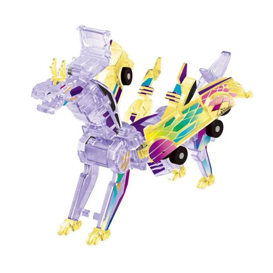 Transformable Flying Dragon Car Toy Collision Deformation Educational 2-In-1 Mini Transforming Dragon Vehicle Toy Toddlers Boys Girls Birthday Gift