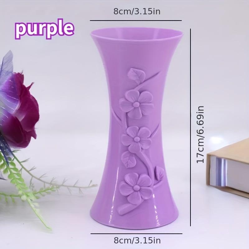 3D ваза с цветами сливы, цветочная корзина, пластиковая ваза, разноцветное ремесленное изделие, домашняя имитация, принадлежности для цветочных композиций