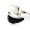 Silver Signet Ring 'wisdom' Mother-of-pearl Onyx