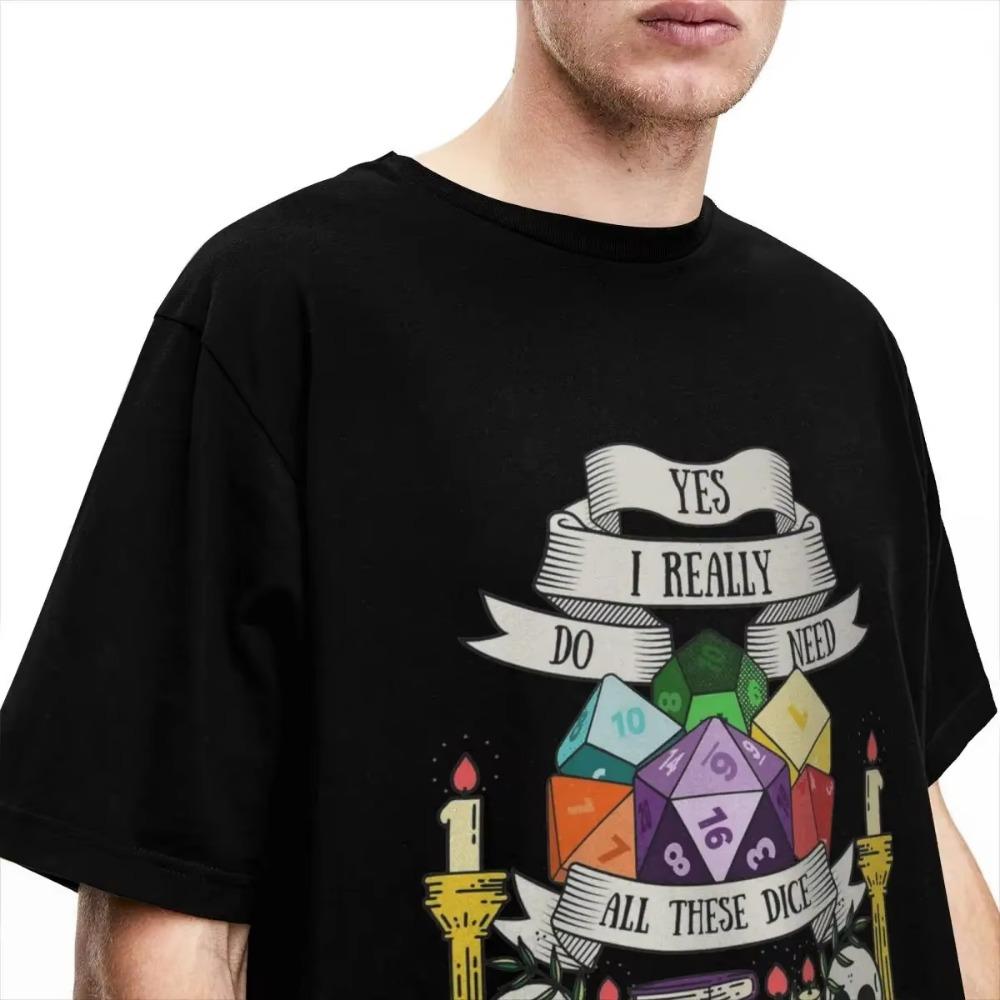 Хипстерская футболка с кубиками Dungeons and Dragons для мужчин и женщин, футболка для игры в D&D, подарок на день рождения, одежда