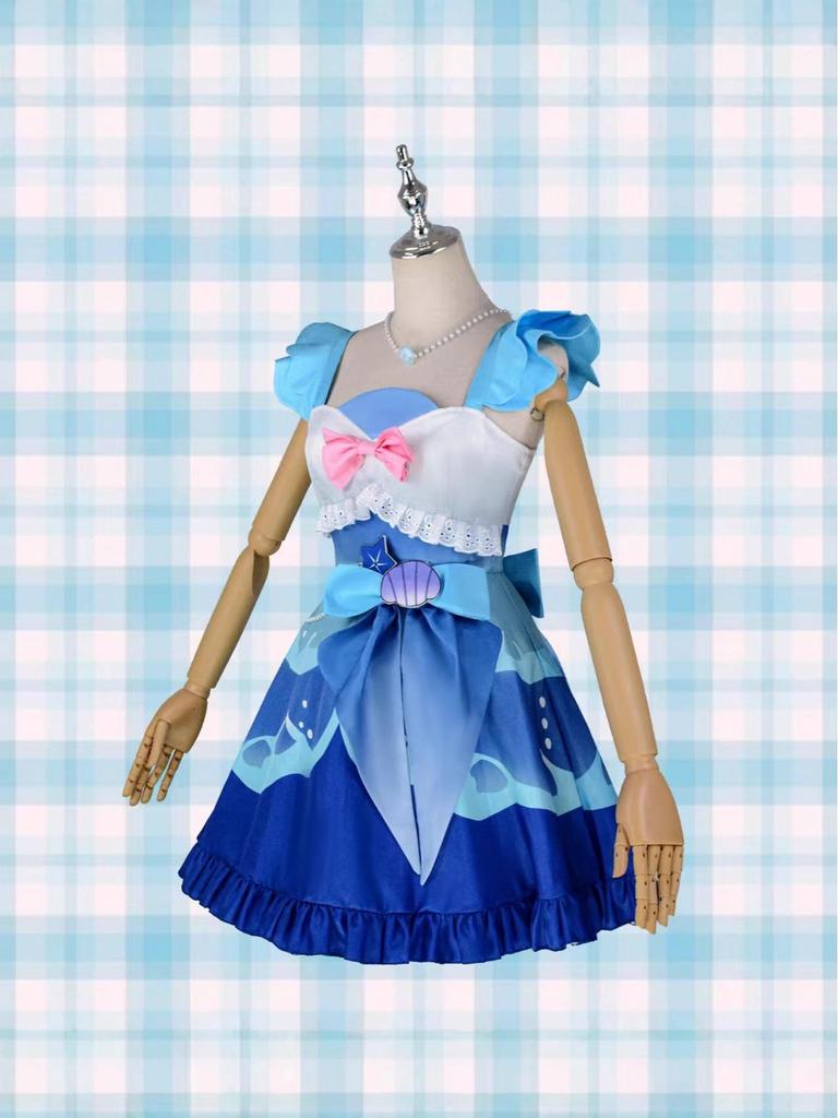 Красочный летний костюм Стеллы: Аниме Косплей Полный Комплект Вечеринка Яиц