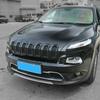 7pcs Car Front Grille Inserts Grill Frame Trim for Jeep Cherokee 2014-2018 Black