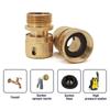 2 шт. садовый двор 3/4" латунный быстроразъемный соединитель садовый кран адаптер резьбовой ниппель для мойки автомобиля аксессуар