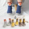 New Spring Baby Toddler Shoes Baby  Shoes Non-slip Fox Tiger  Thickening Shoes Sock Floor Shoes Foot Socks Animal Style