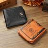 Модные мужские доллары кожаные кошельки доллар цена узор дизайнер повседневный держатель кредитной карты кошелек кошелек для мужчин кошелек