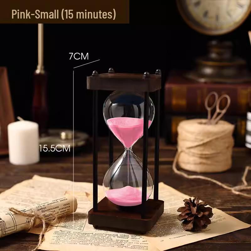 Ретро Креативное Песочные Часы Орнамент для Детей – 30/60 Минут, Защита от Падения Дизайн с Быстротекучим Песком