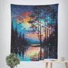 Гобелен для офиса, гостиной, анимационной сцены, красочная подвесная ткань, украшение для дома, стены, гобелен