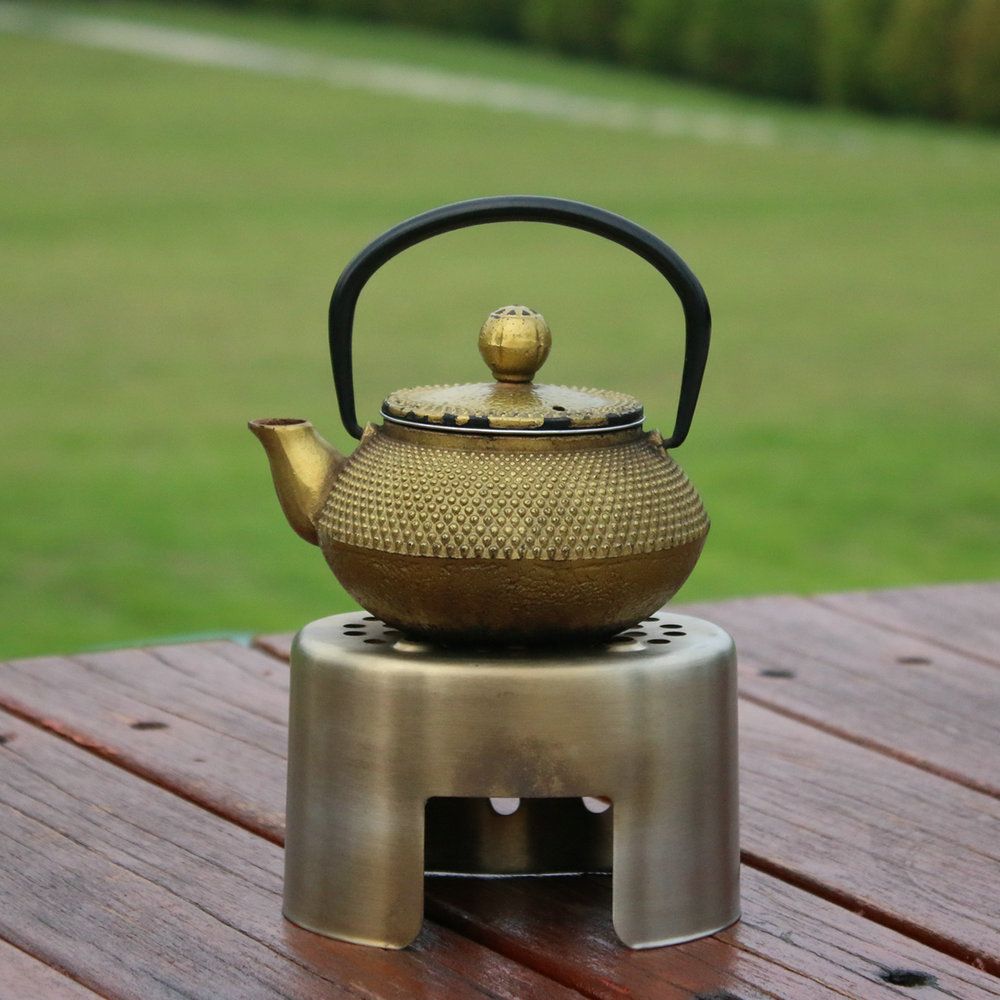 0.6L Camping Kettle Cups 304 Stainless Steel Outdoor Cookware Camping Portable Water Cup