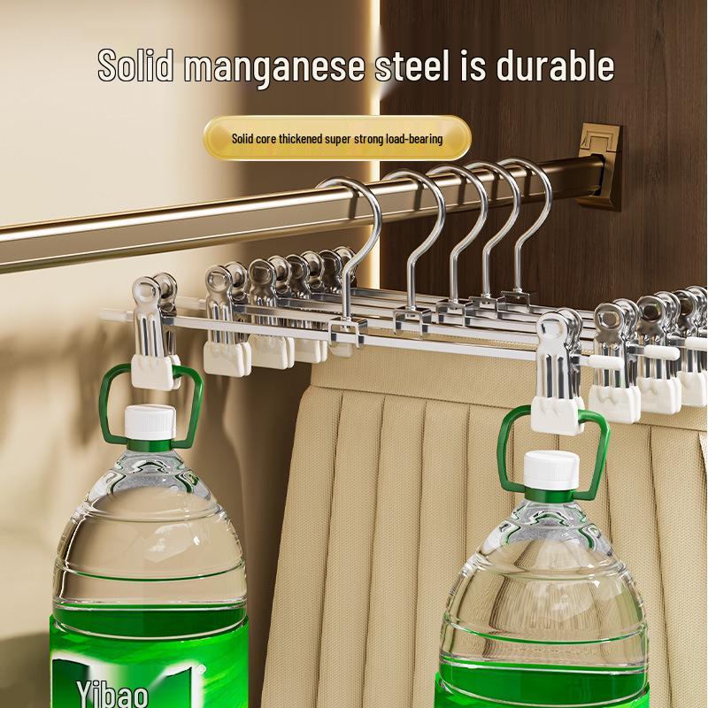 Прочные клипсы для вешалок для брюк и юбок, не оставляющие следов, для сушки и хранения