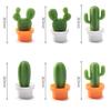 6pcs Cute Succulent Plant Magnet Button Cactus Refrigerator Message Sticker  Kitchen Restaurant and