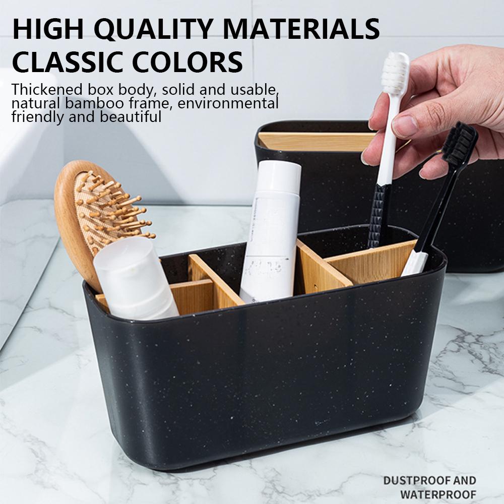 Toothbrush Holder Razor Makeup Brush Storage Box Toothpaste Toothbrush Stand Bathroom Accessories Toothbrush Holder