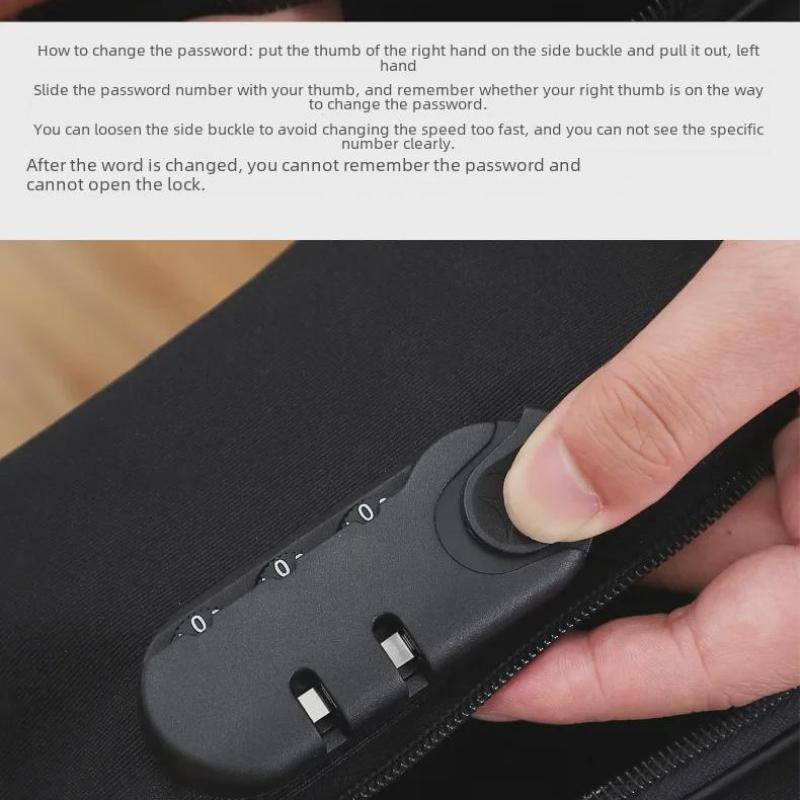 Household Multi-Layer Document Storage Box for Certificates, Passports, Cards. Multi-Function File Storage Bag for Family.