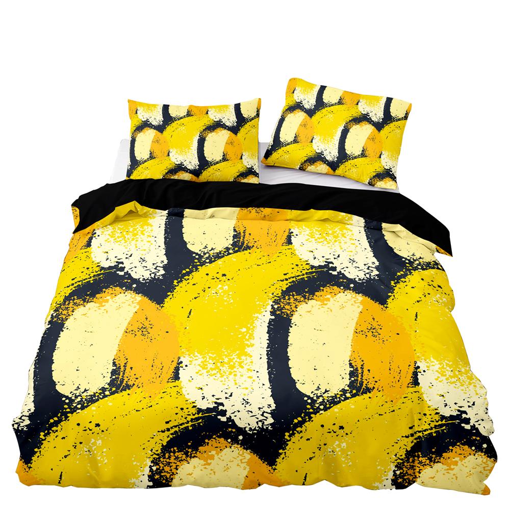 Abstract Duvet Cover King/Queen Size Modern Gothic Simple Strokes Face Bedding Set Abstraction Art 2/3PCS Polyester Quilt Cover