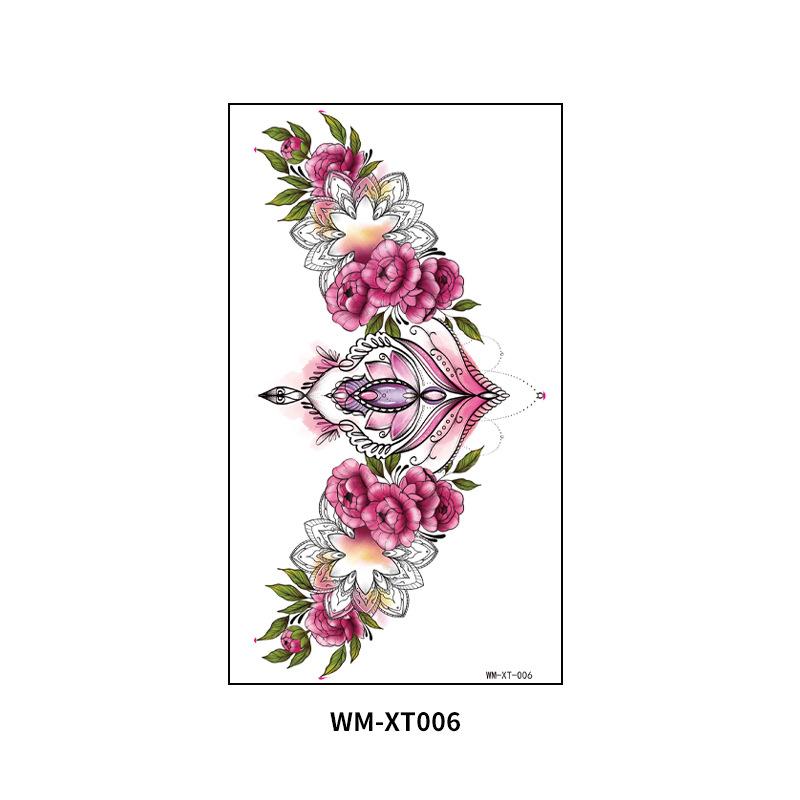 Временные татуировки-наклейки Underboob на груди, талии, водонепроницаемом теле