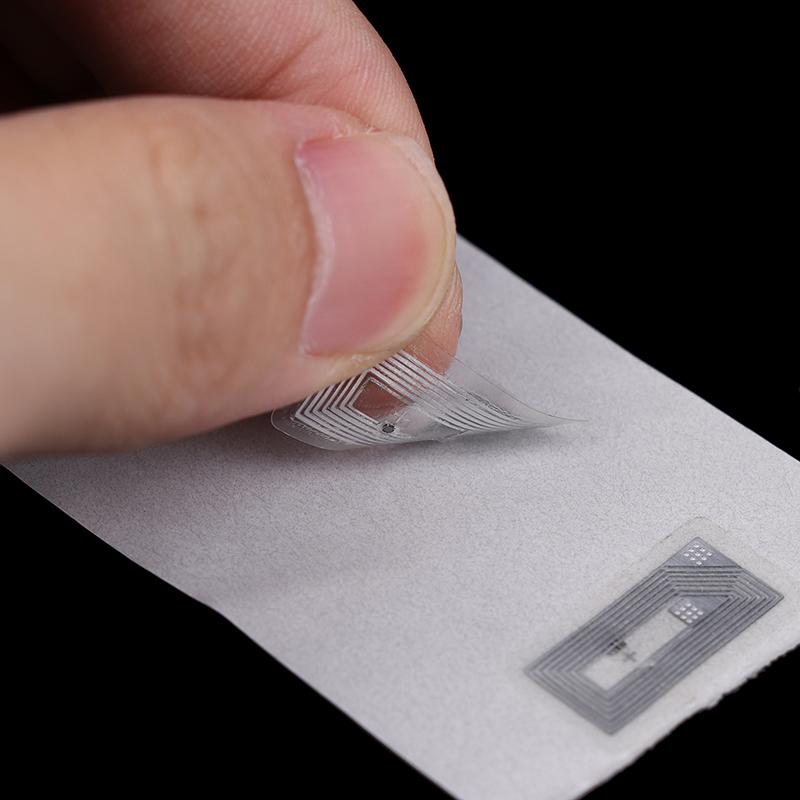 50 шт. Чип NFC Наклейка Ntag213 Влажная вставка 11x21 мм 13,56 МГц Метка-наклейка 213 Антиконтрафактная метка Электронная метка